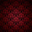 floral gothic red