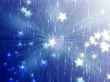 Flying stars illustration