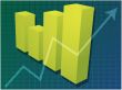 Financial barchart illustration