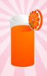 Orange juice illustration