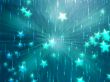 Flying stars illustration