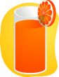 Orange juice illustration