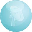 Satellite dish telecommunications illustration