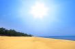 empty summer beach