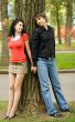 couple near the tree