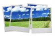 photo frames on white