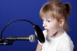 girl with microphone
