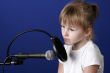 girl with microphone
