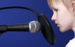 girl with microphone