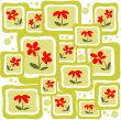 red flowers pattern