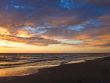 Sunset on the sea