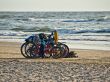 Bicycles on the beach