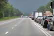 Cars stopping