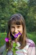 Girl with flower