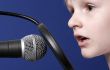 girl with microphone