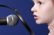girl with microphone