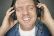 Man Wearing Headphones