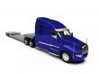 Car carrier truck back view