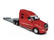 Car carrier truck back view