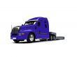 Car carrier truck back view