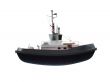 small boat front view