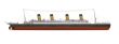 Big ship liner side view