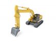 excavator front view