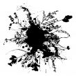 floral ink spray