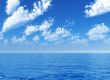 sky above a sea