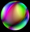 Colored sphere.