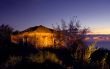 Old barn at dusk