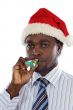 Businessman festive holiday