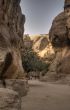 Petra ruins and mountains in Jordan