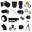 XXL. Photographic equipment set. 16 elements
