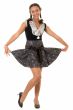 young woman in skirt