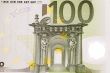 Euro banknote closeup