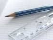 ruler and pencil