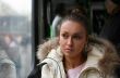 The girl in the bus