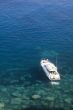 anchored boat
