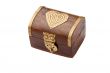 Chest wood and gold closed