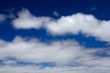 Blue sky with white clouds