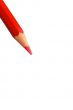 Red pencil in diagonal