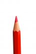 Red pencil in vertical