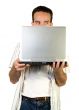 Man Behind Laptop