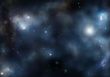 starfield with cosmic Nebula