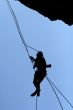 man-climber & wall & ropes
