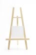 easel with blank memo