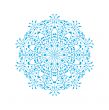 vector ornate snowflake