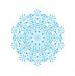 vector ornate snowflake