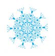 vector ornate snowflake